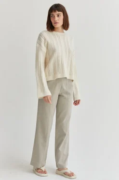Adeera Textured Trousers