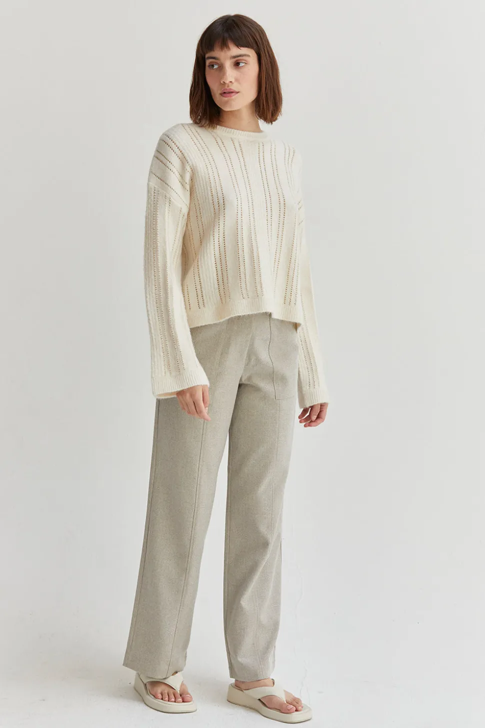 Adeera Textured Trousers