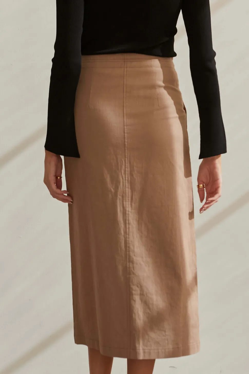 Alice Cotton Midi Skirt