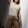 Amanda Vegan Leather Bermuda Shorts