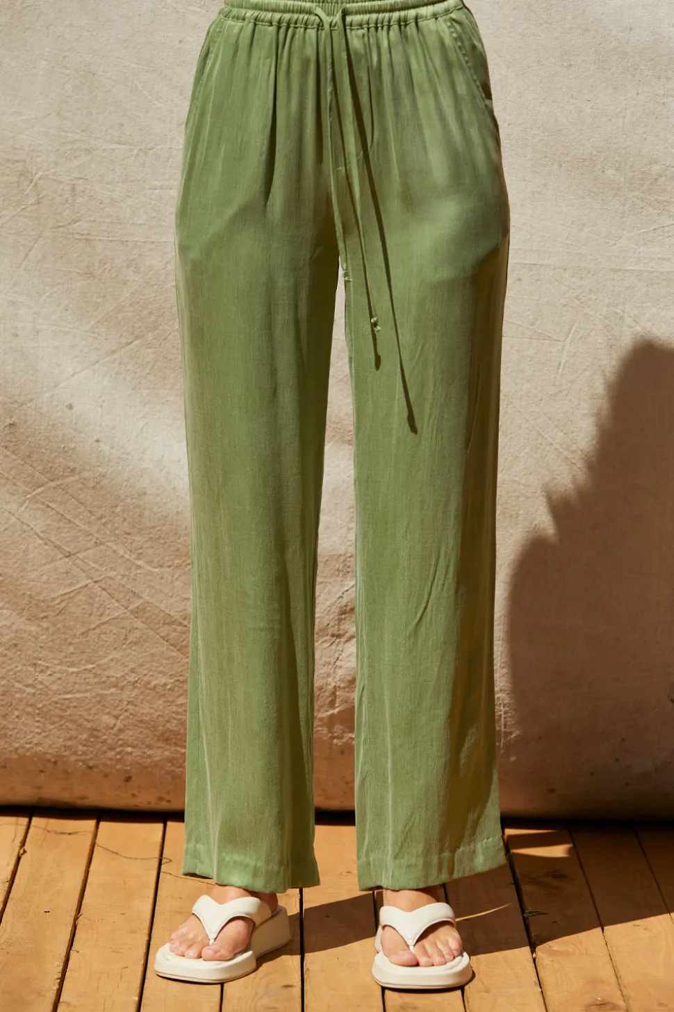 Amelia Pull On Cupro Pants