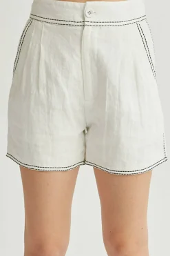 Angela Contrast Stitch Shorts