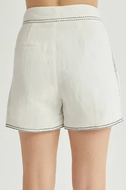 Angela Contrast Stitch Shorts