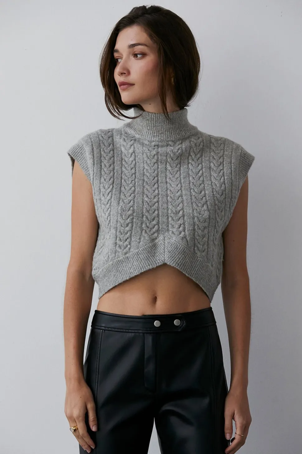 Anna Mock Neck Sweater