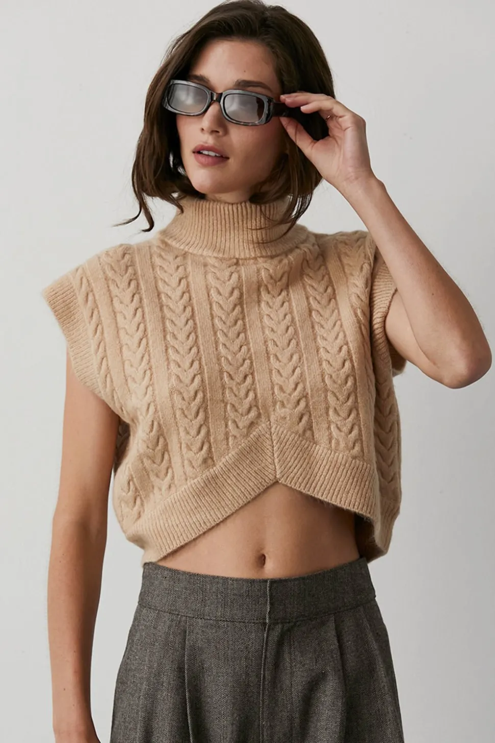 Anna Mock Neck Sweater