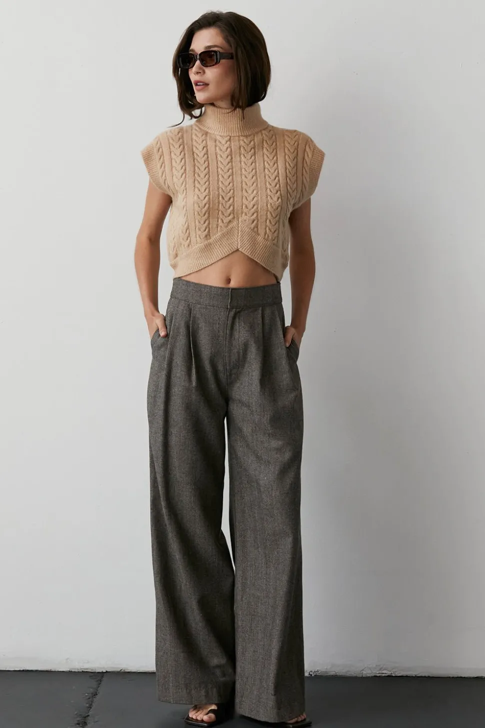 Anna Mock Neck Sweater