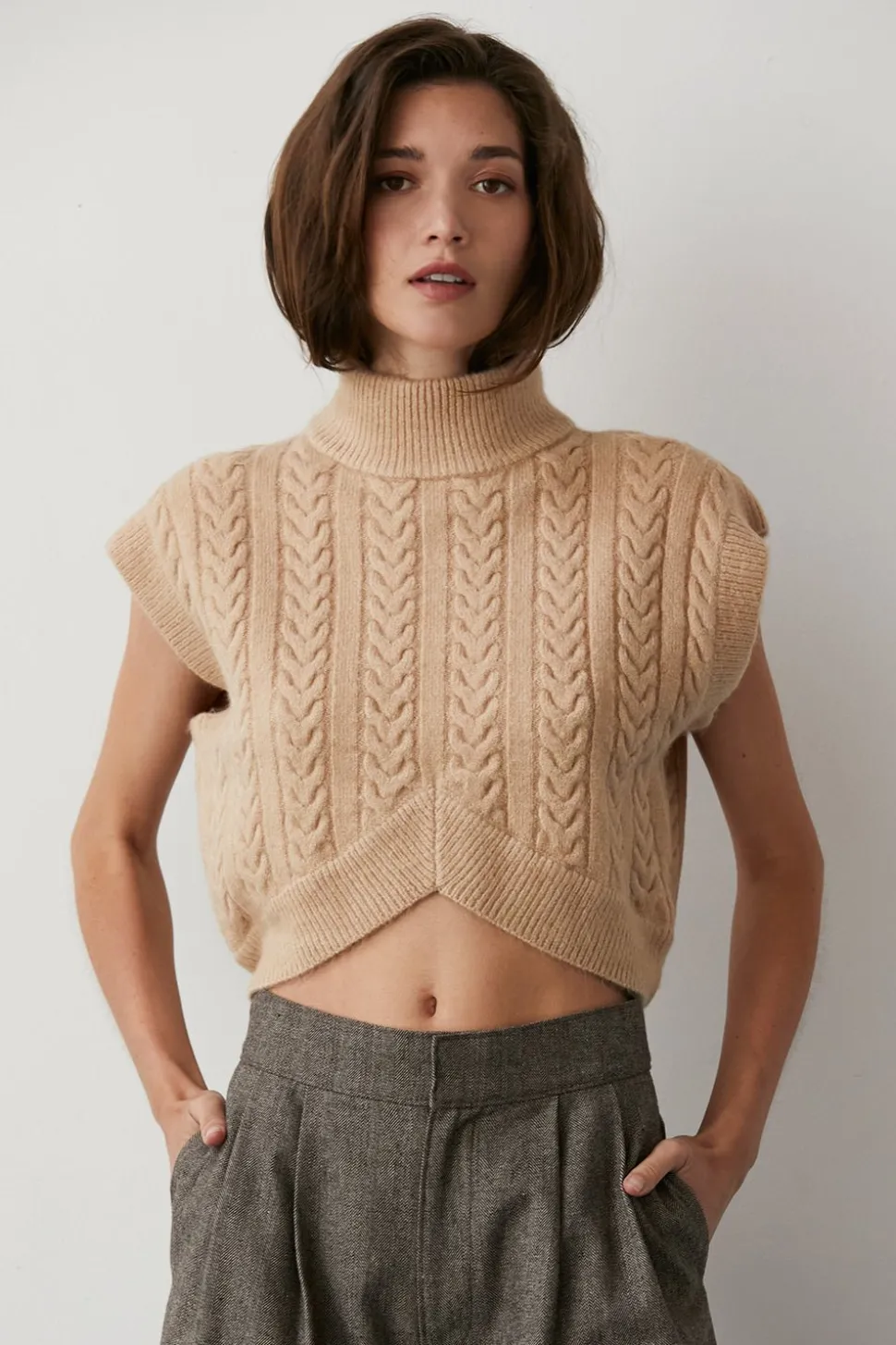 Anna Mock Neck Sweater
