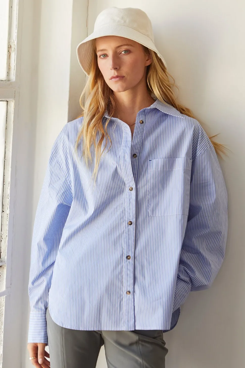 Annie Pinstripe Shirt