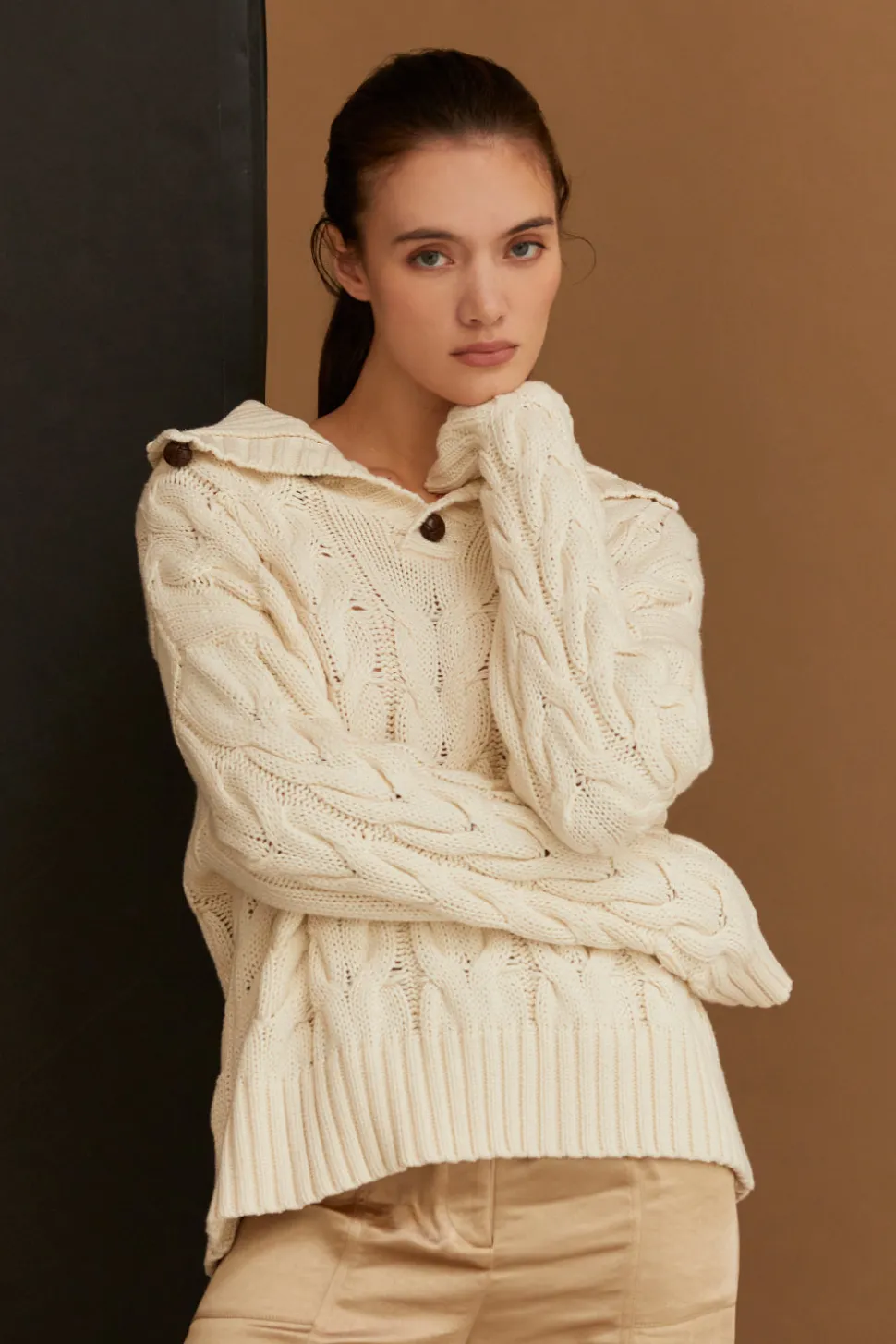 Anya Shawl Sweater