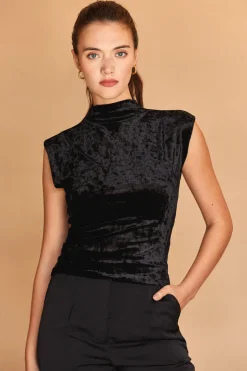 Arlet Crushed Velvet Top