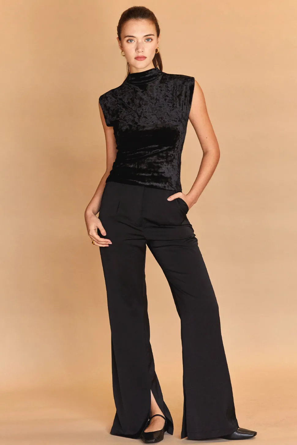 Arlet Crushed Velvet Top
