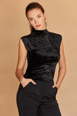 Arlet Crushed Velvet Top