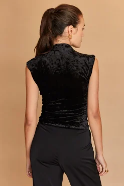 Arlet Crushed Velvet Top
