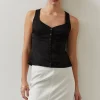 Ava Satin Tank