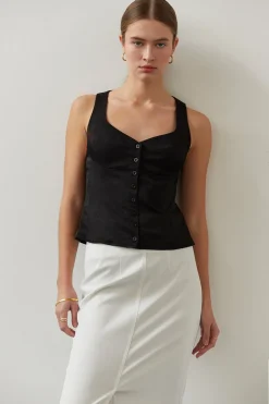Ava Satin Tank
