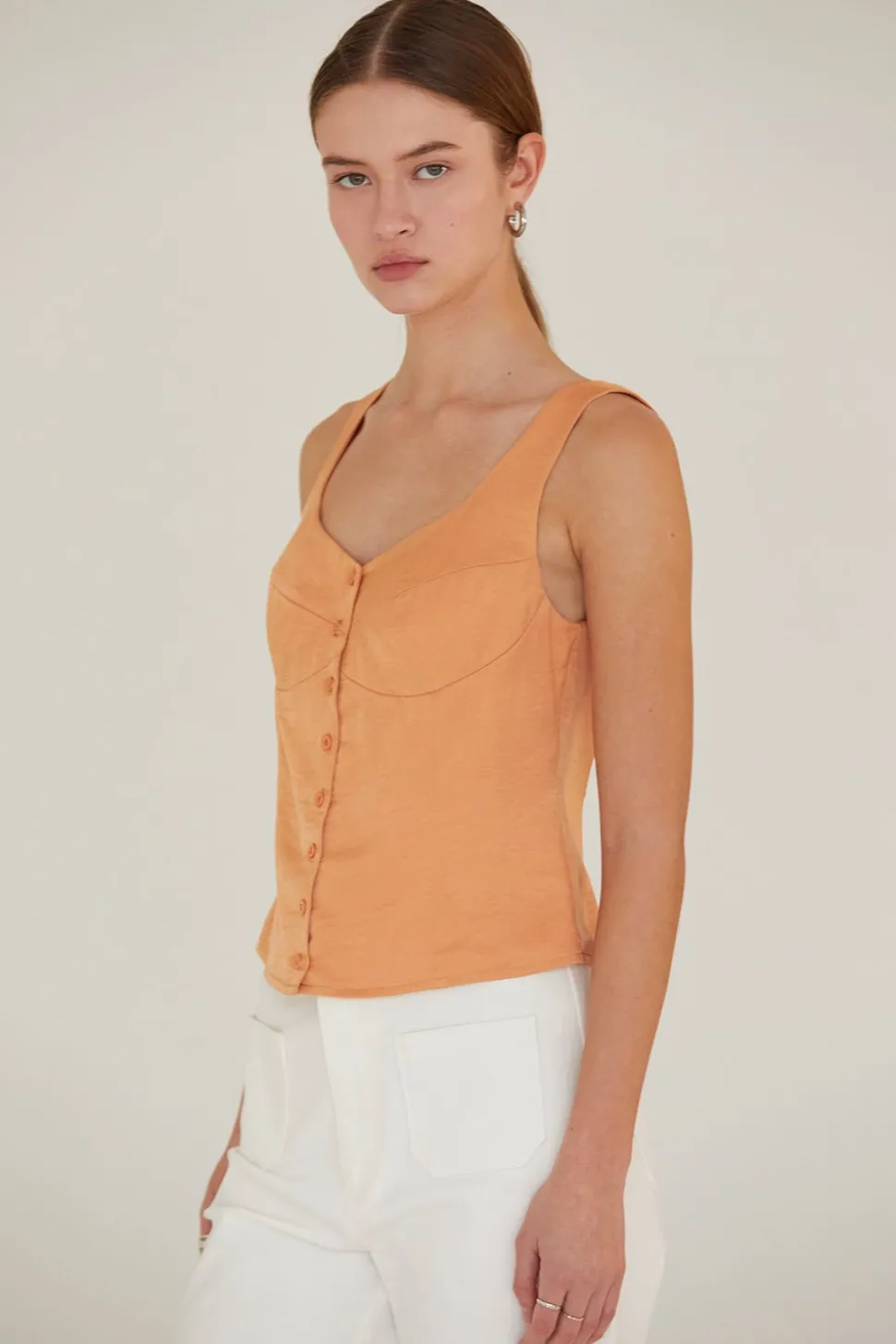 Ava Satin Tank