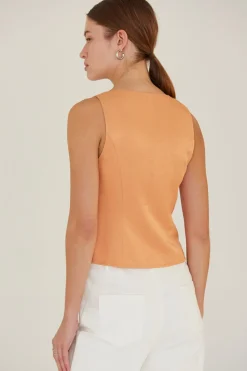 Ava Satin Tank
