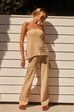 Beau Crochet Knit Pants