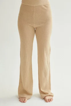 Beau Crochet Knit Pants