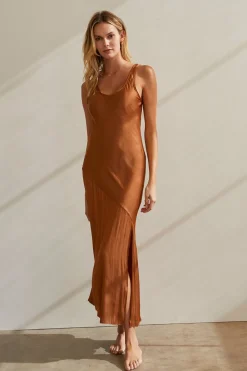 Bec Satin Maxi Dress