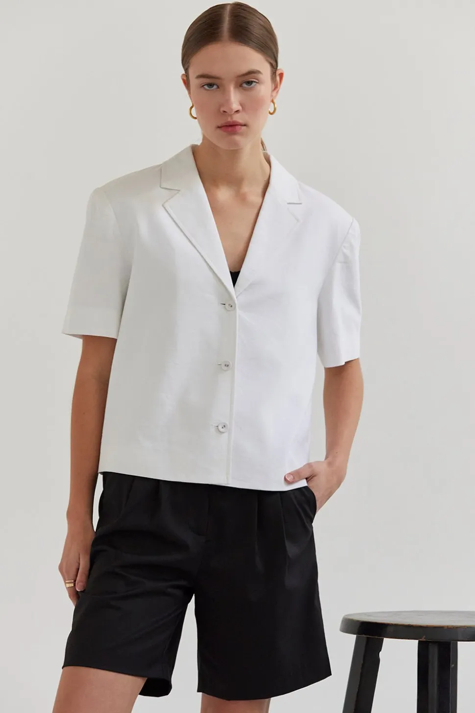 Bessie Short Sleeve Blazer