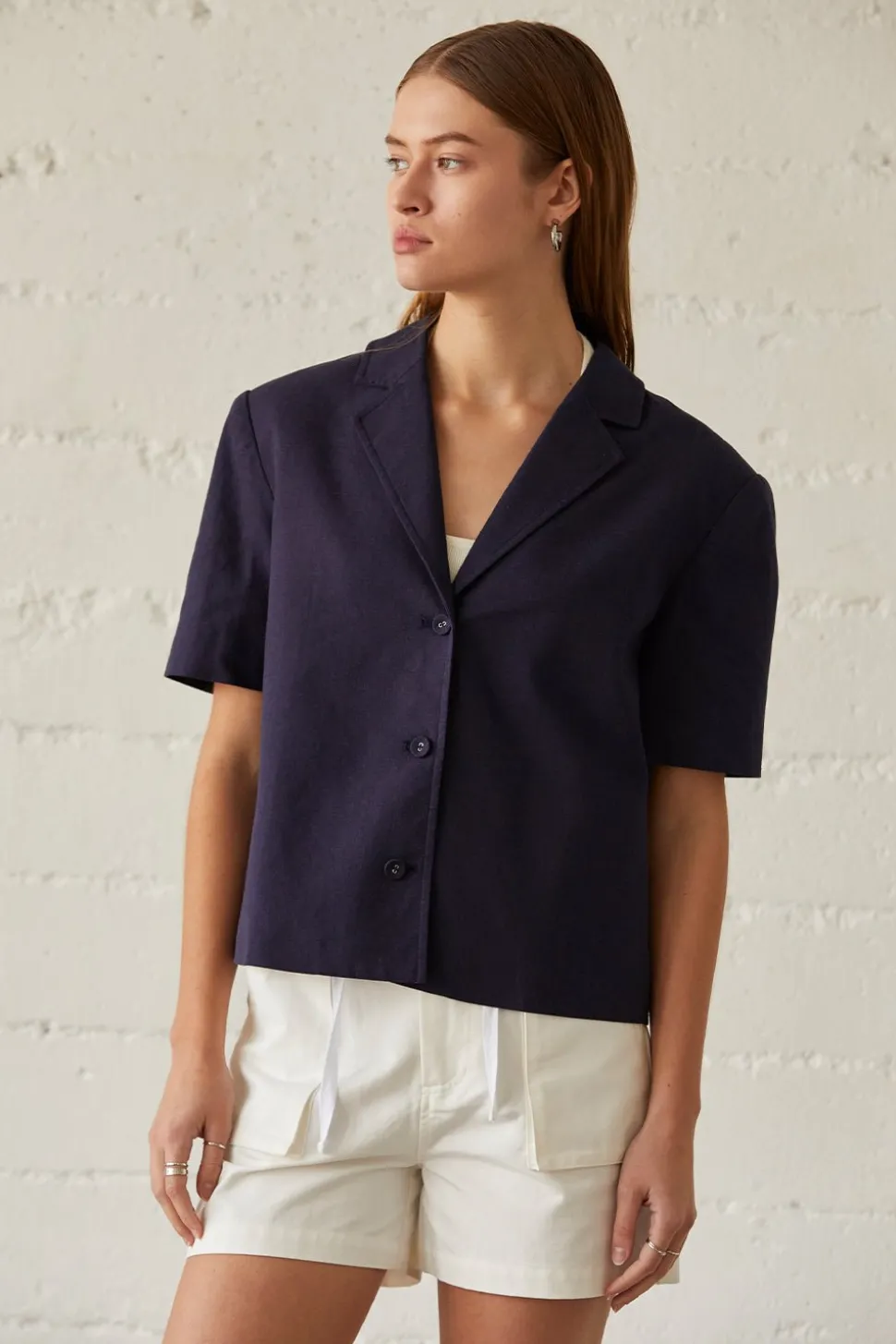 Bessie Short Sleeve Blazer