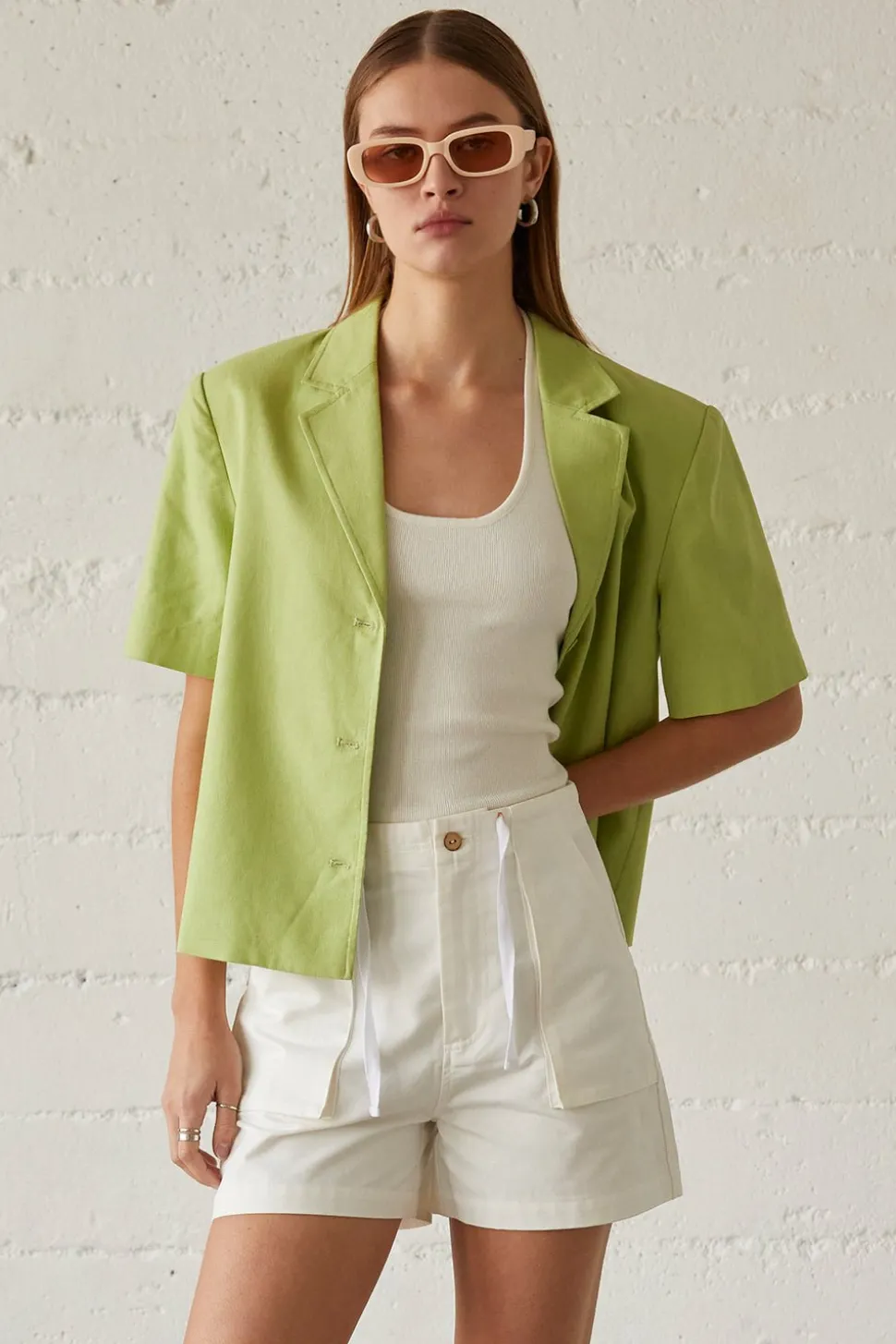 Bessie Short Sleeve Blazer