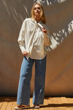 Blaire Neck Tie Button Up Blouse