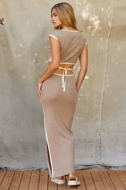 Blake Contrast Binding Knit Two Piece Set