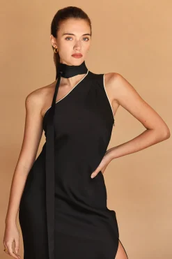 Bonnie One Shoulder Scarf Dress
