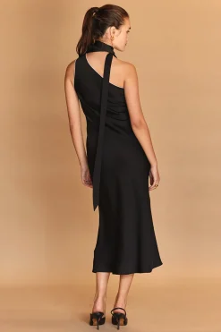 Bonnie One Shoulder Scarf Dress