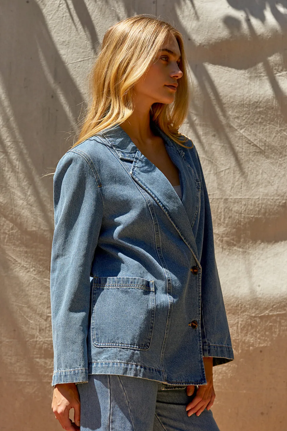 Brandi Denim Blazer Jacket