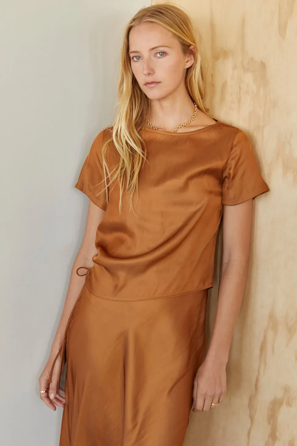 Bridgette Satin Blouse