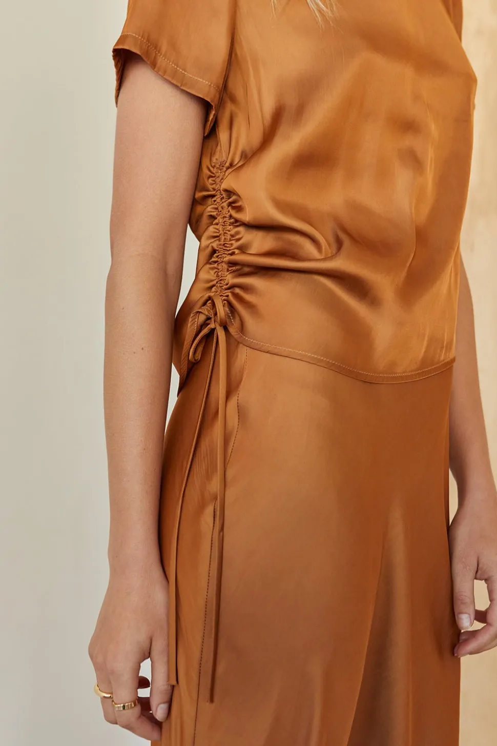 Bridgette Satin Blouse