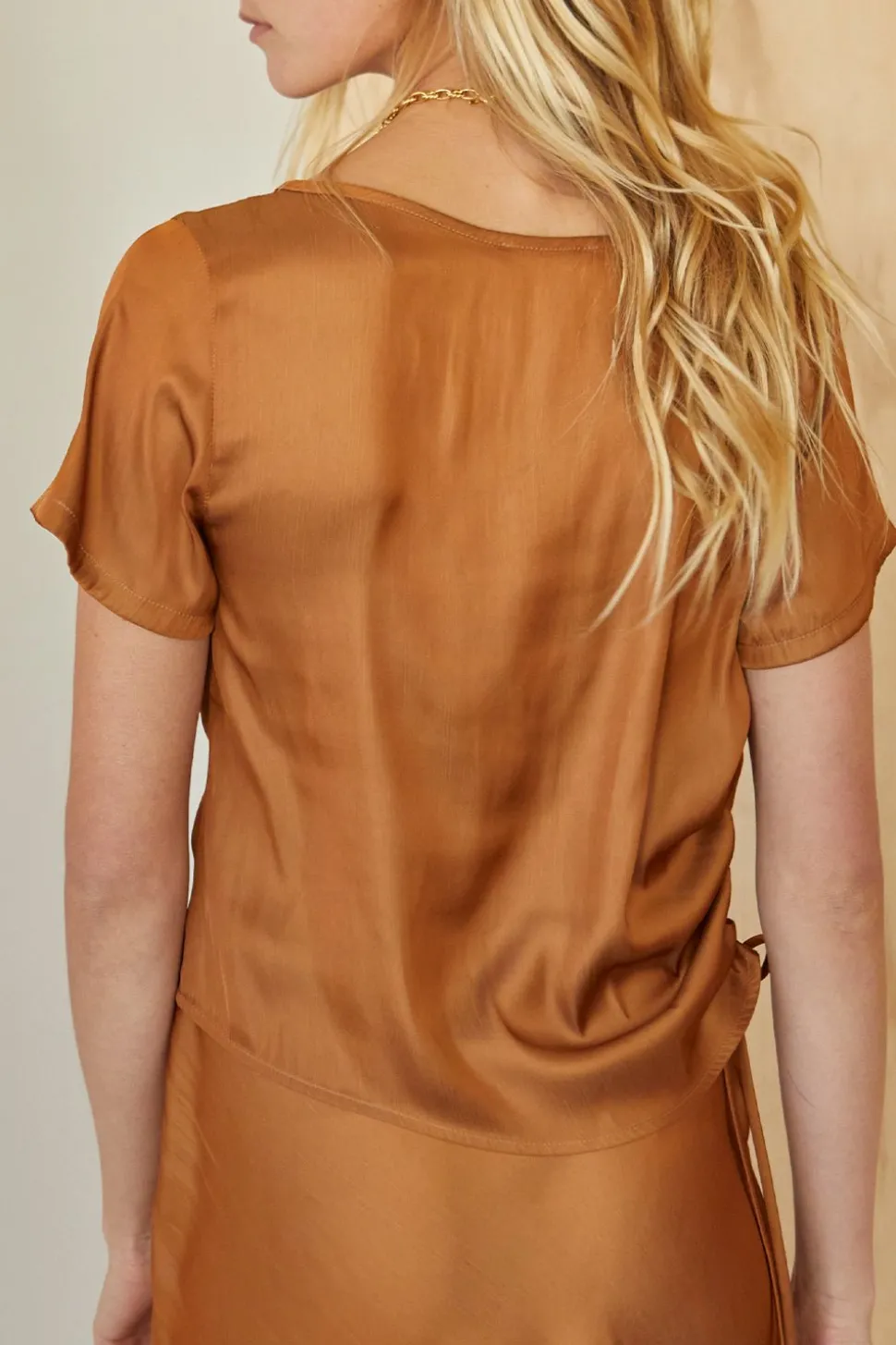 Bridgette Satin Blouse