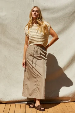 Brookes Pull On Maxi Skirt