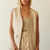 Brooklyn Vegan Leather Vest Jacket