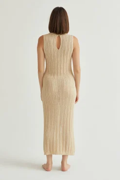 Camila Crochet Maxi Dress