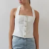 Candice Denim Halter Top