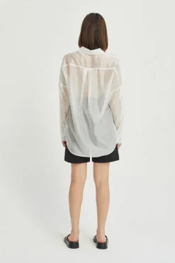 Candice Sheer Button Up Shirt