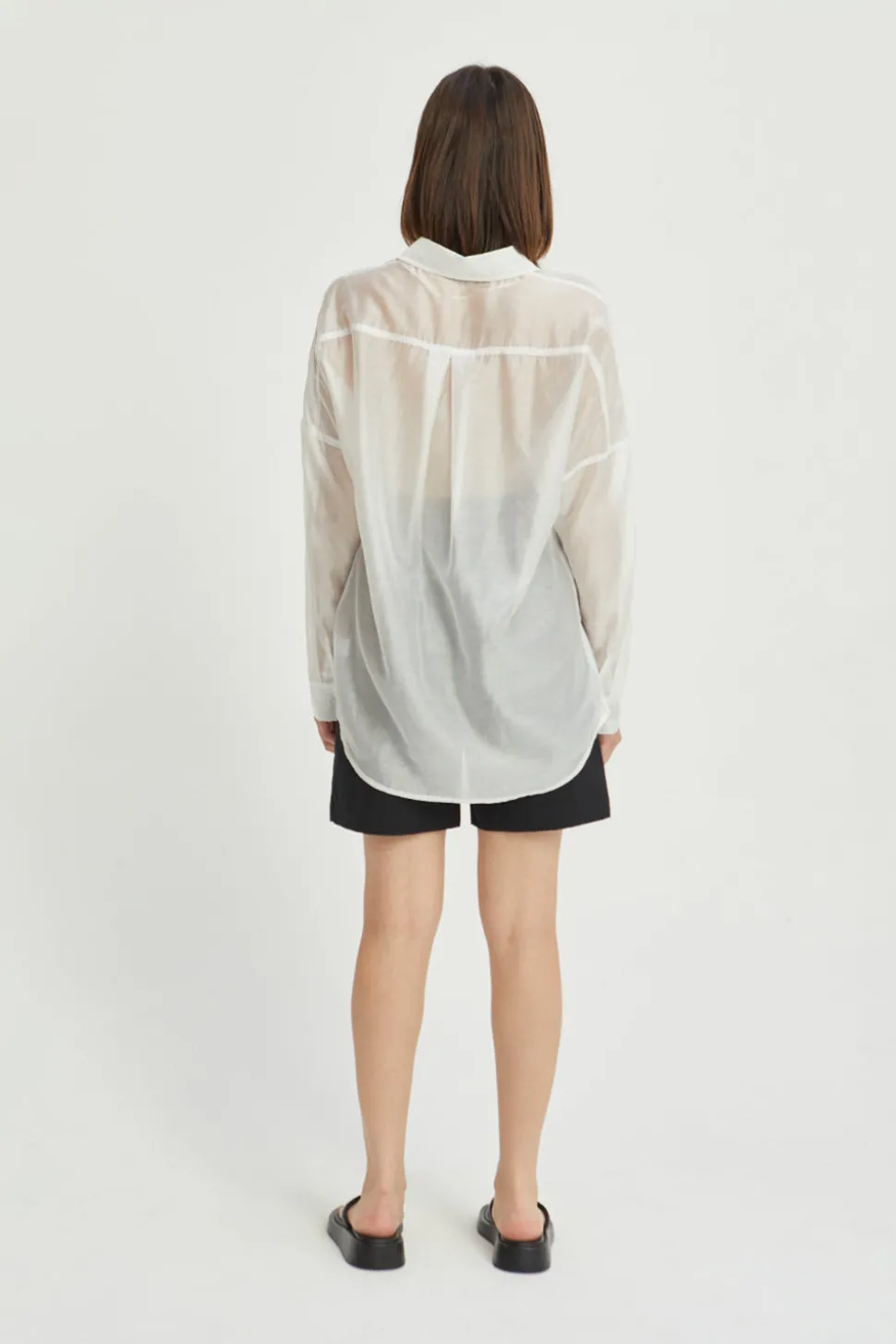 Candice Sheer Button Up Shirt