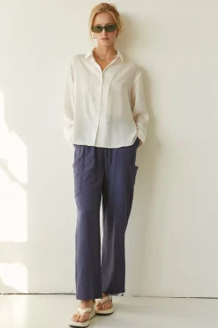 Carly Pinstripe Pants