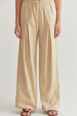 Carol Cotton Wide Leg Pants