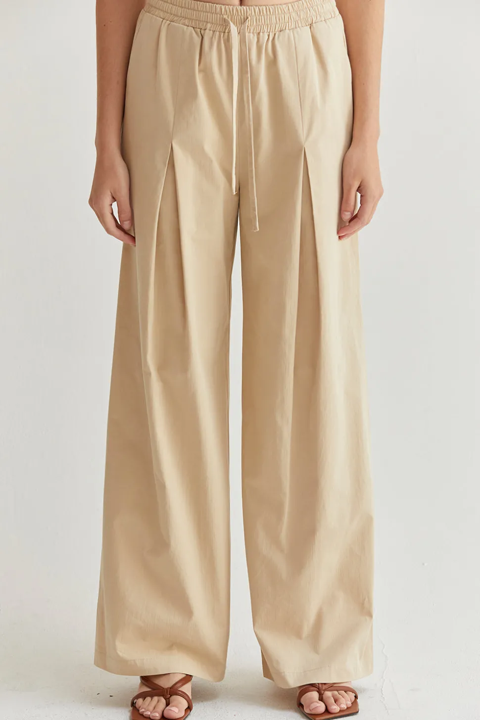 Carol Cotton Wide Leg Pants