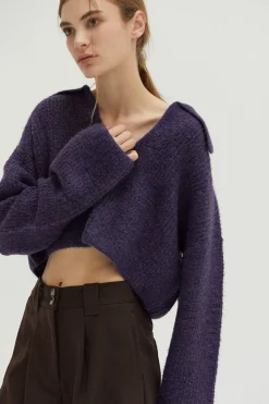 Carter Waffle Polo Sweater