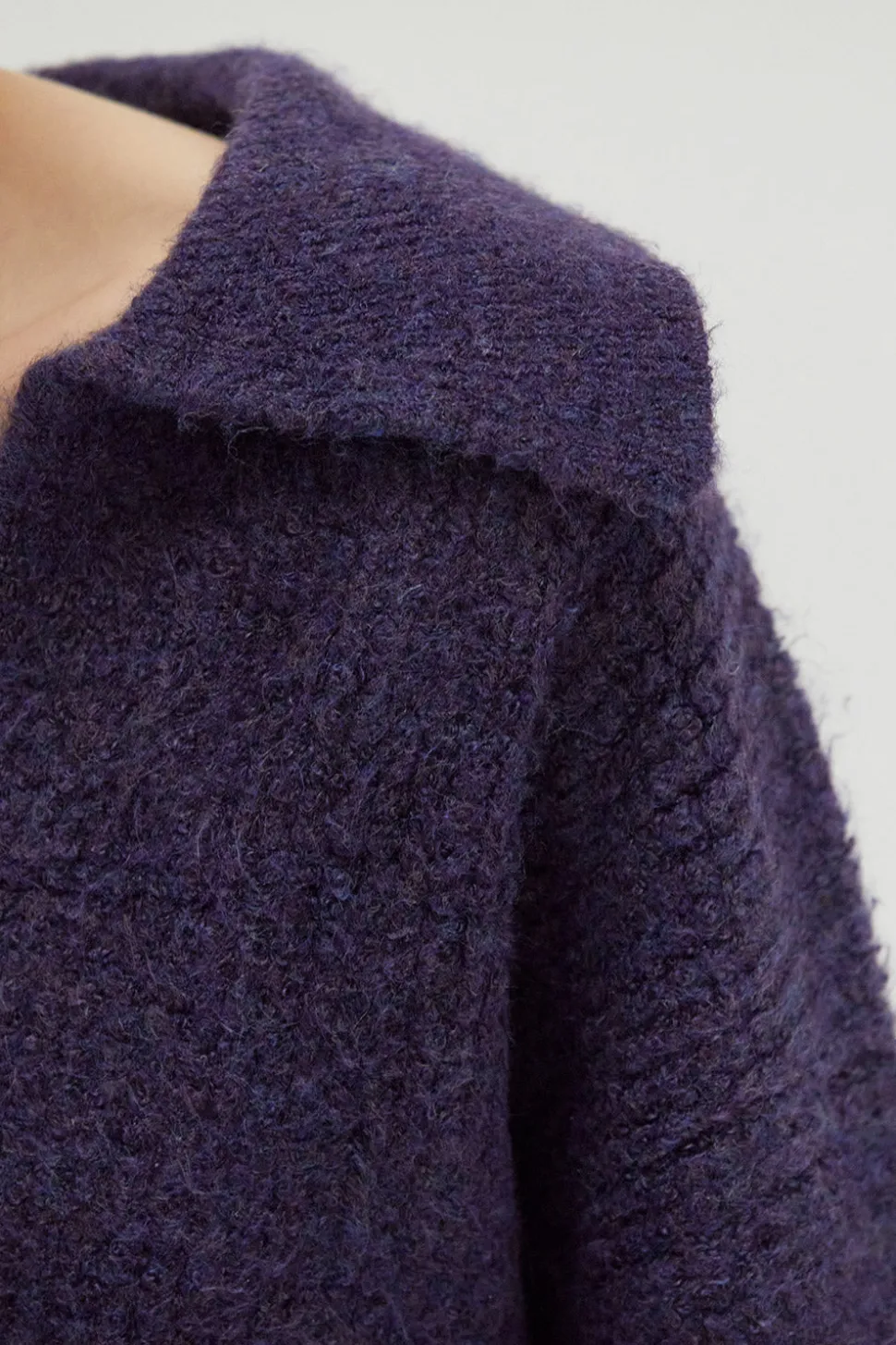 Carter Waffle Polo Sweater