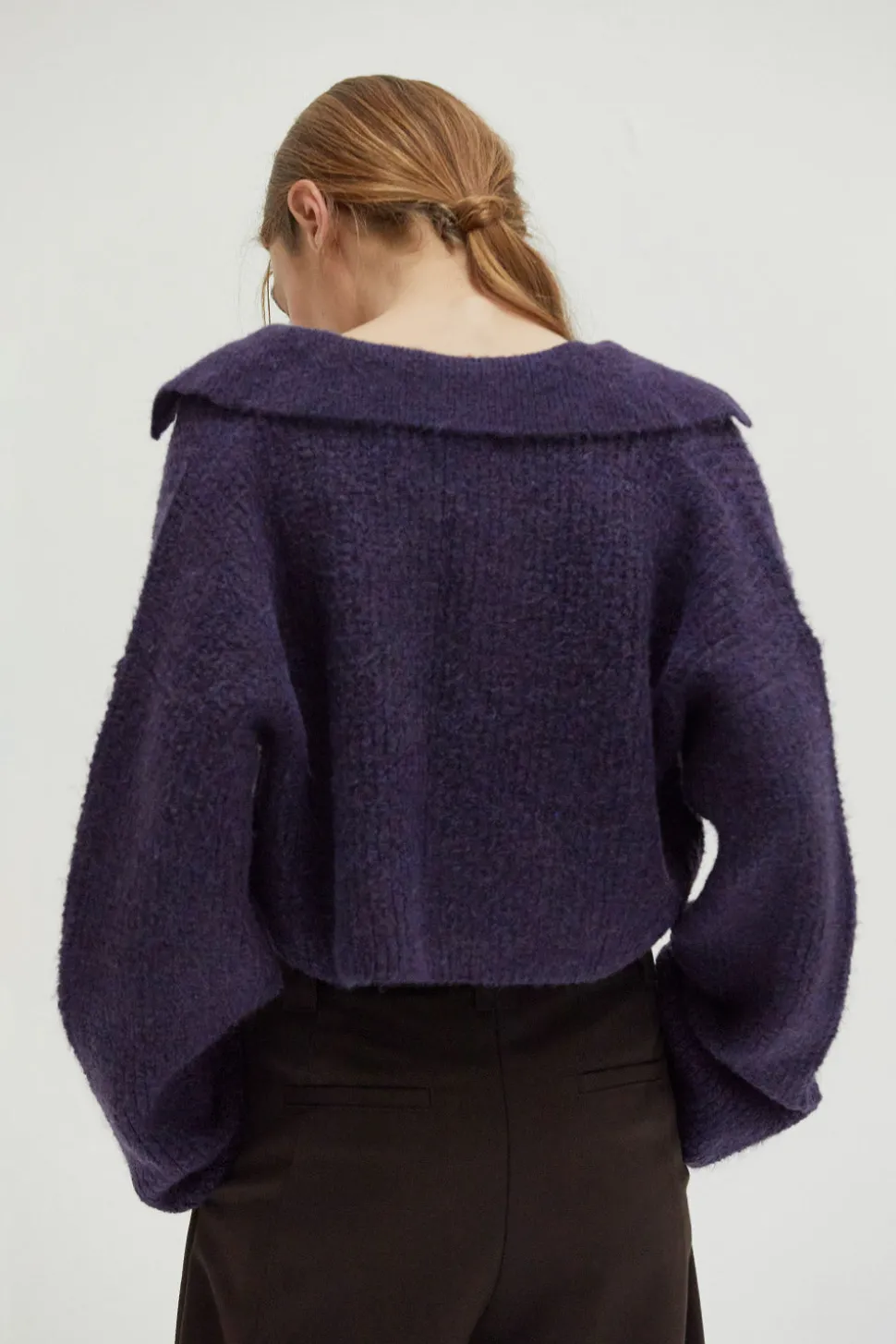 Carter Waffle Polo Sweater