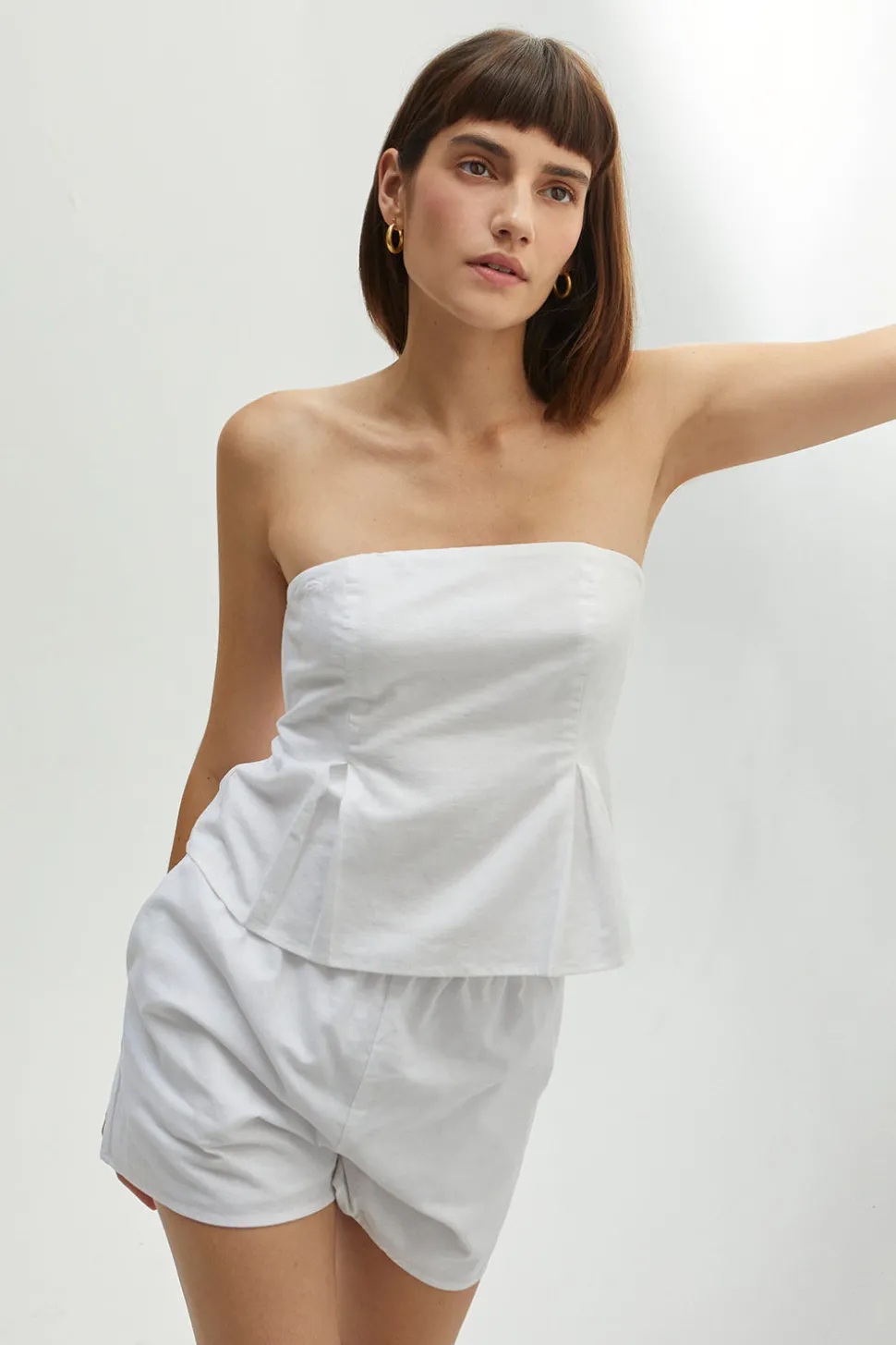 Courtney Linen Tube Top