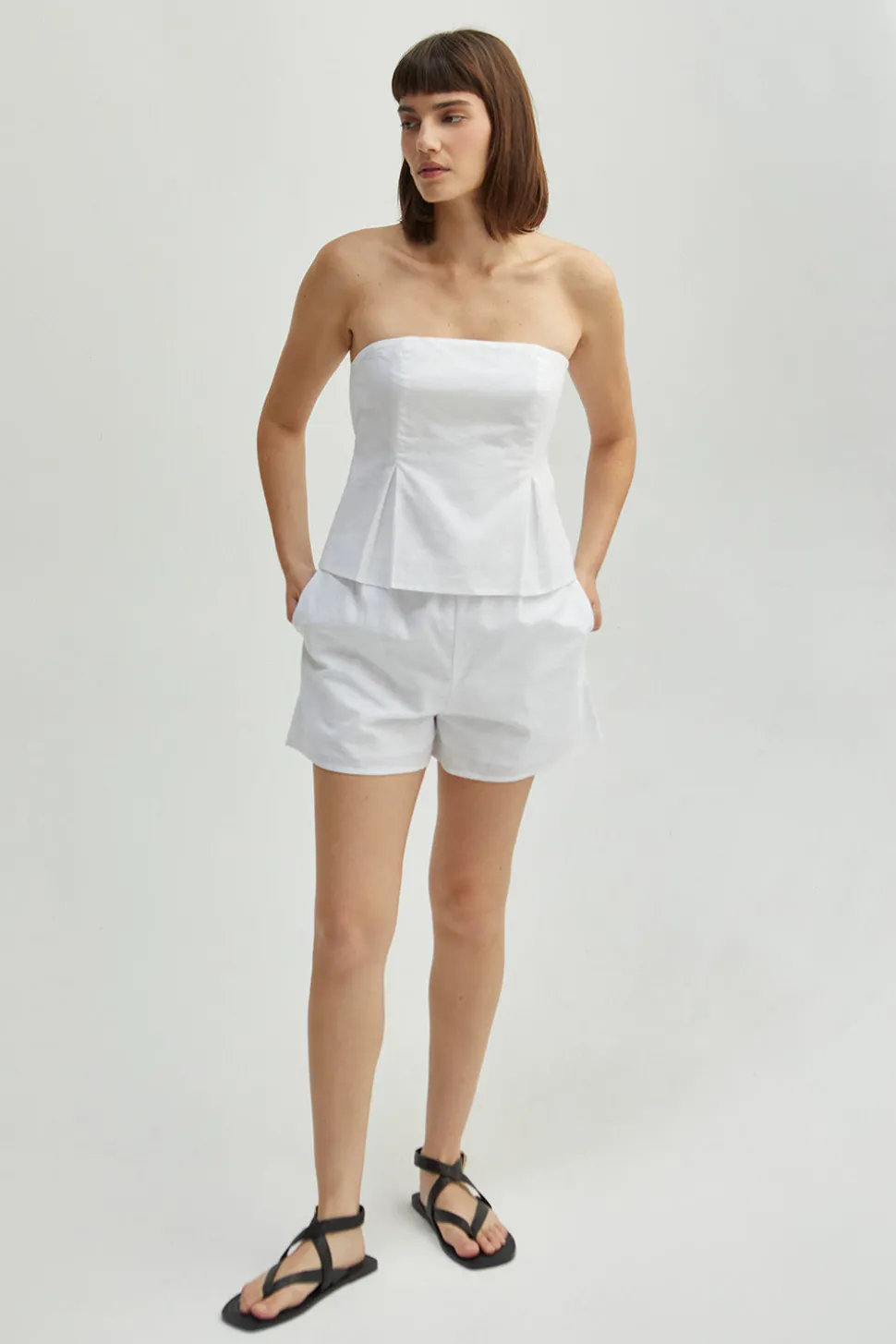 Courtney Linen Tube Top