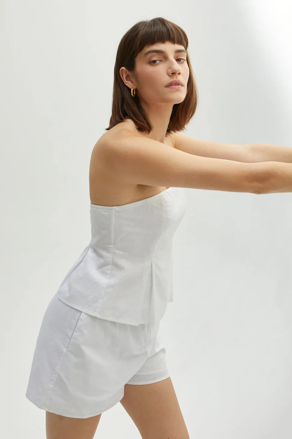 Courtney Linen Tube Top